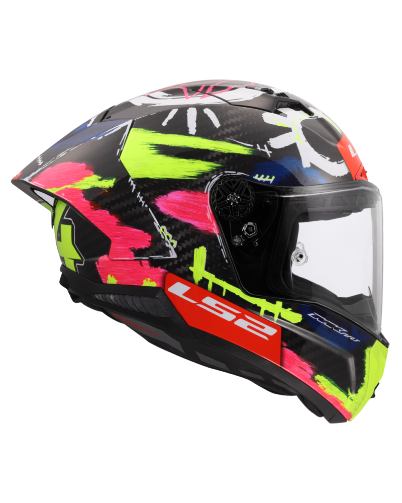 Load image into Gallery viewer, Capacete integral LS2 FF805 Thunder C GP Aldeguer 25 Replica Gresini Racing – vista traseira
