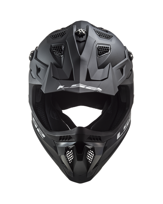 Pala removível e ajustável – capacete motocross LS2 MX700 Subverter Evo II Solid