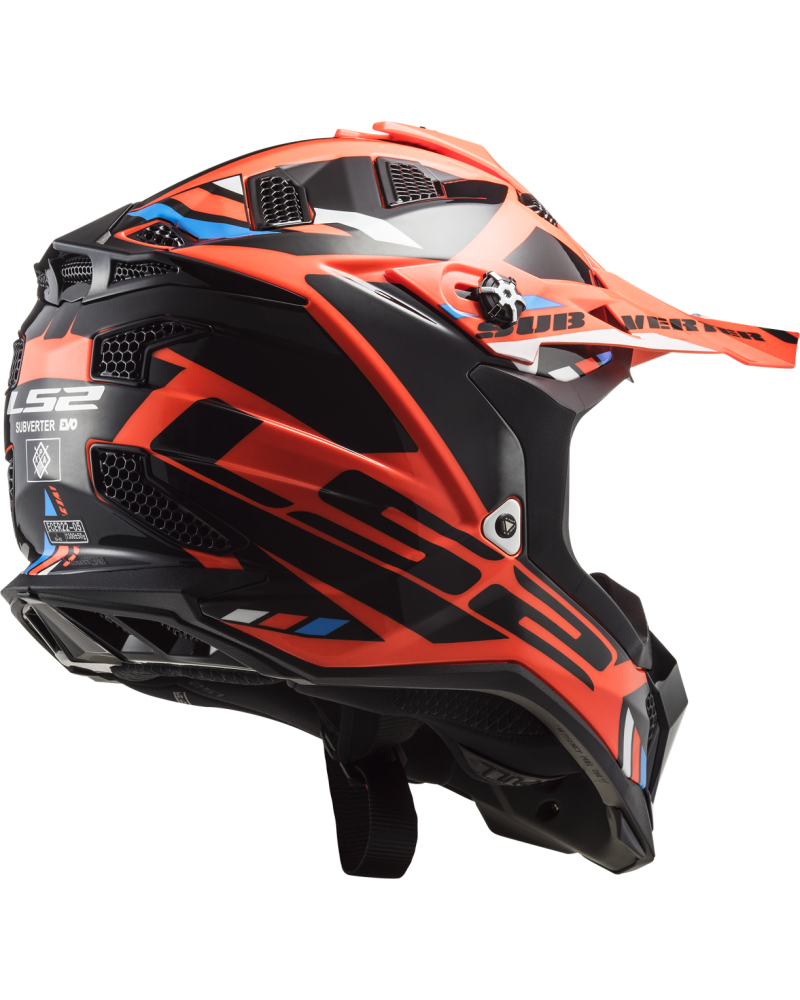 Load image into Gallery viewer, Pala removível e ajustável – capacete motocross LS2 MX700 Subverter Evo II Stomp
