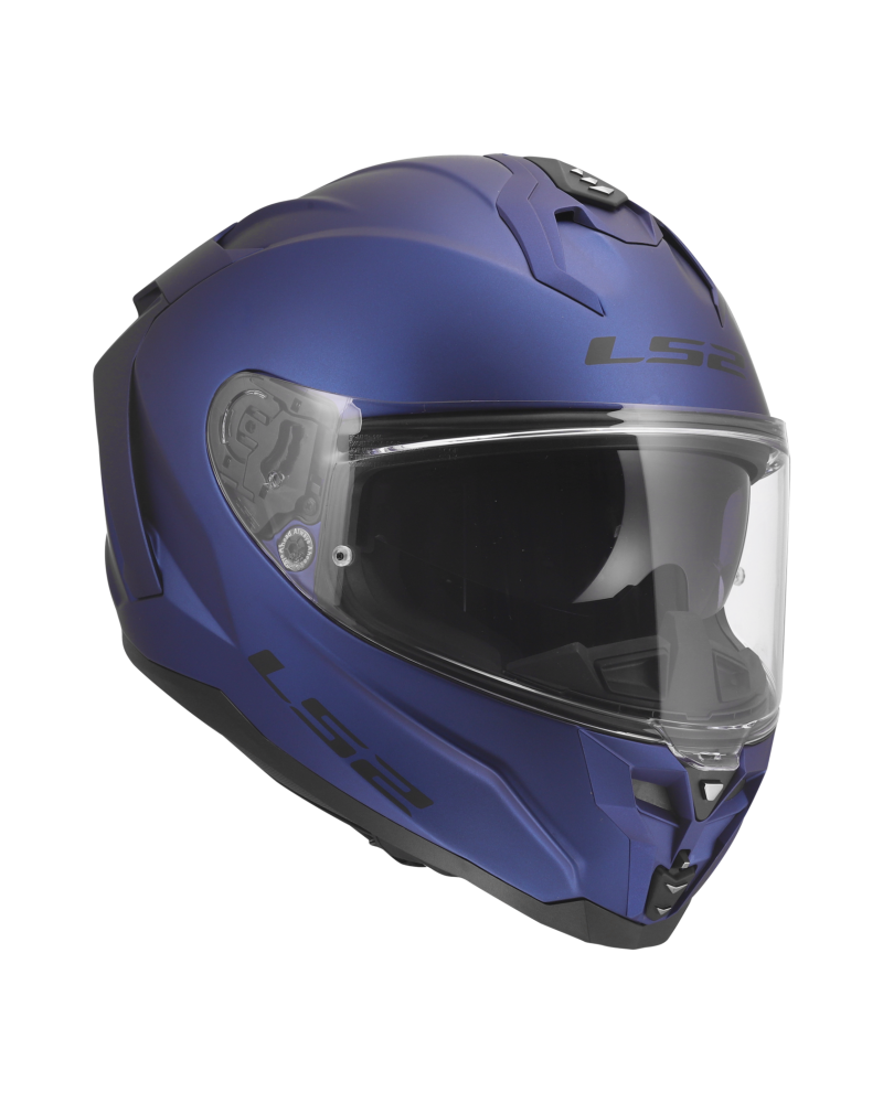 Carregue imagem no visualizador da galeriaCapacete integral LS2 FF817 Challenger II Solid Azul Marinho – vista traseira
