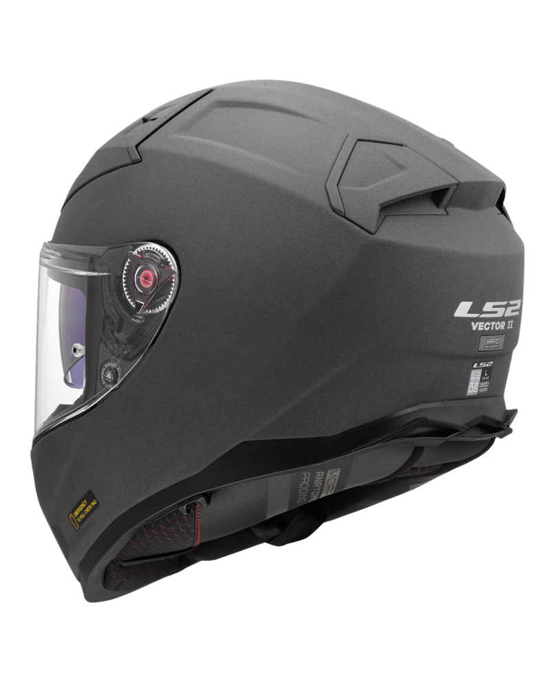 Load image into Gallery viewer, Capacete integral LS2 FF811 Vector II Solid Concrete – vista frontal – ECE 22.06
