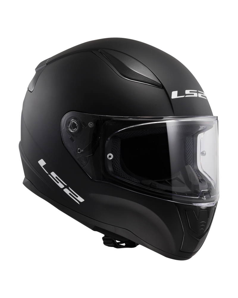 Carregue imagem no visualizador da galeriaCapacete integral LS2 FF353 Rapid II Solid Preto Mate – vista de três quartos

