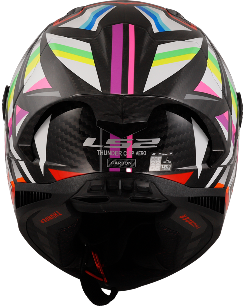 Load image into Gallery viewer, Detalhe do design gráfico GP Flash – capacete integral LS2 FF805 Thunder C
