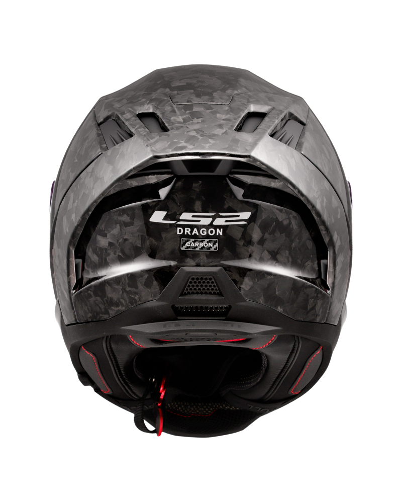 Carregue imagem no visualizador da galeriaDetalhe do padrão em carbono forjado – capacete integral LS2 FF807 Dragon Forged
