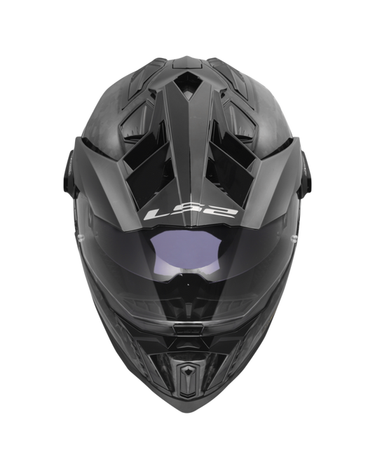 Padrão visual único do carbono forjado – capacete LS2 MX701 Explorer C Forged