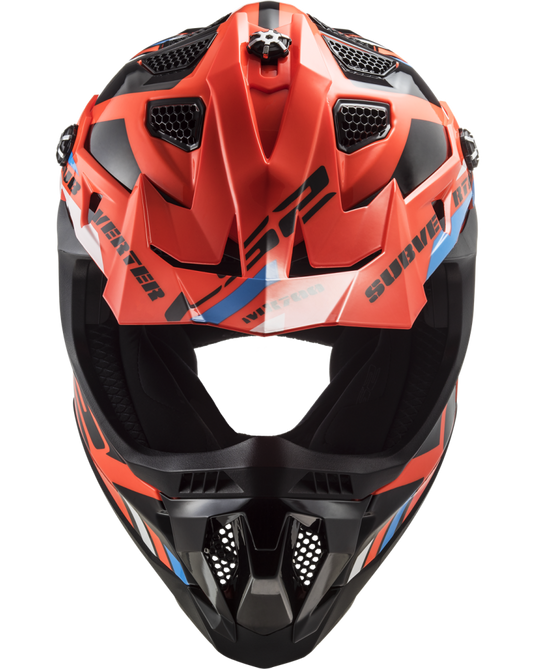 Sistema de ventilação off-road – capacete motocross LS2 MX700 Subverter Evo II Stomp