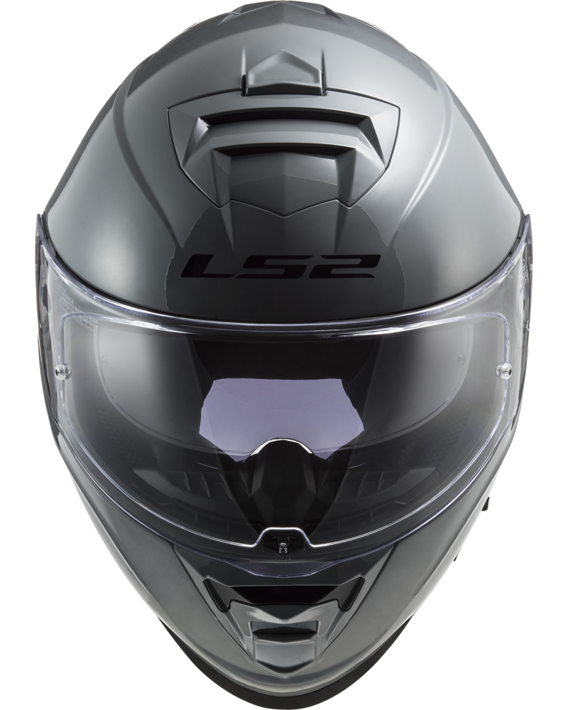 Carregue imagem no visualizador da galeriaCapacete LS2 FF800 Storm II Solid Cinza Nardo – detalhe da viseira com pinlock
