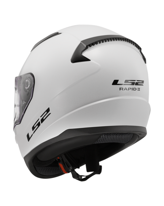 Capacete integral LS2 FF353 Rapid II Solid Branco – detalhe da ventilação