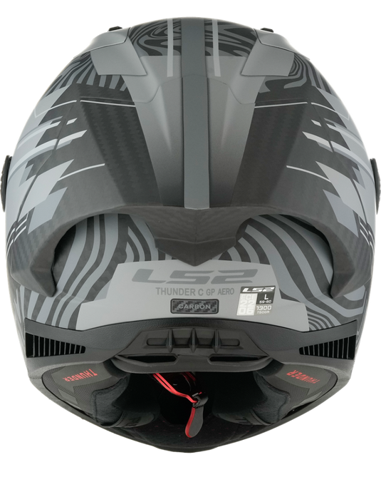 Detalhe do design GP Polar – capacete integral LS2 FF805 Thunder C acabamento mate