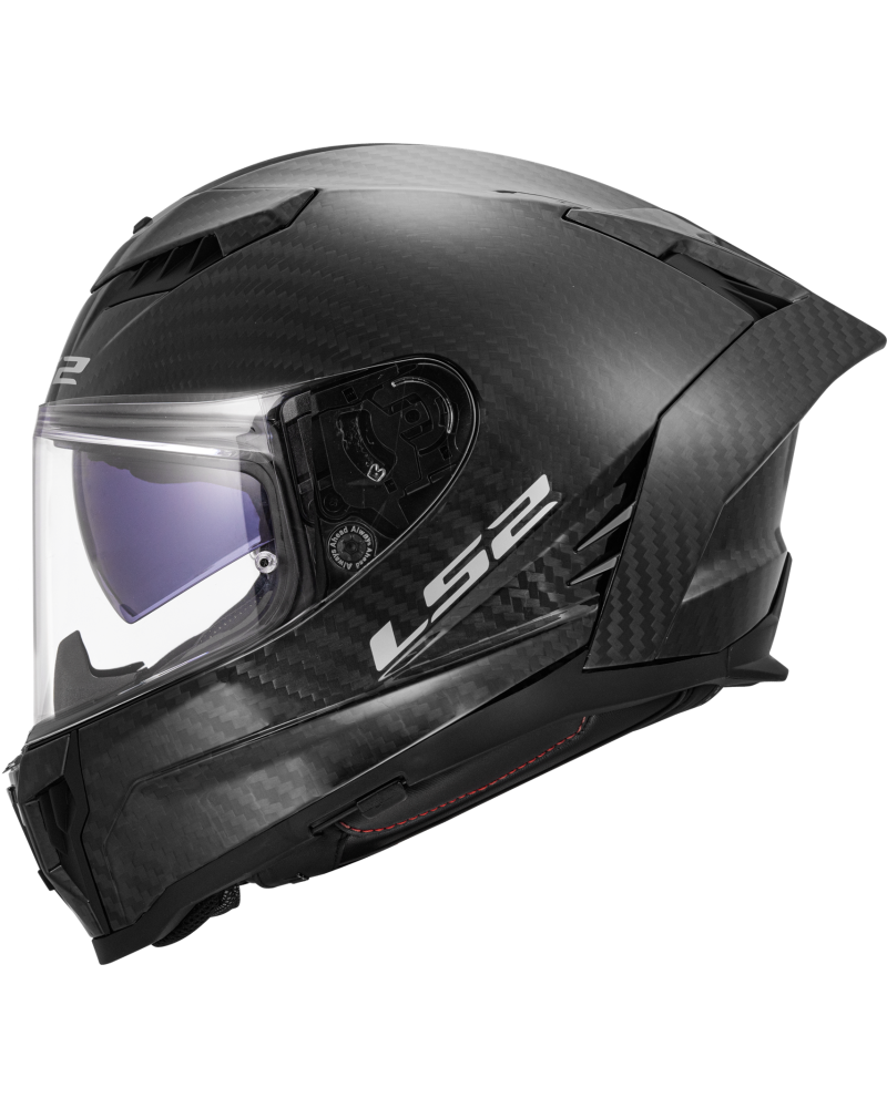 Carregue imagem no visualizador da galeriaCapacete LS2 FF807 Dragon Carbon – viseira solar interna integrada Drop Down Sun Visor
