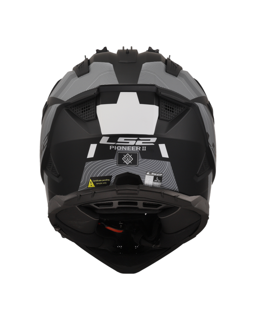 Interior removível e lavável – capacete motocross LS2 MX702 Pioneer II Crazy