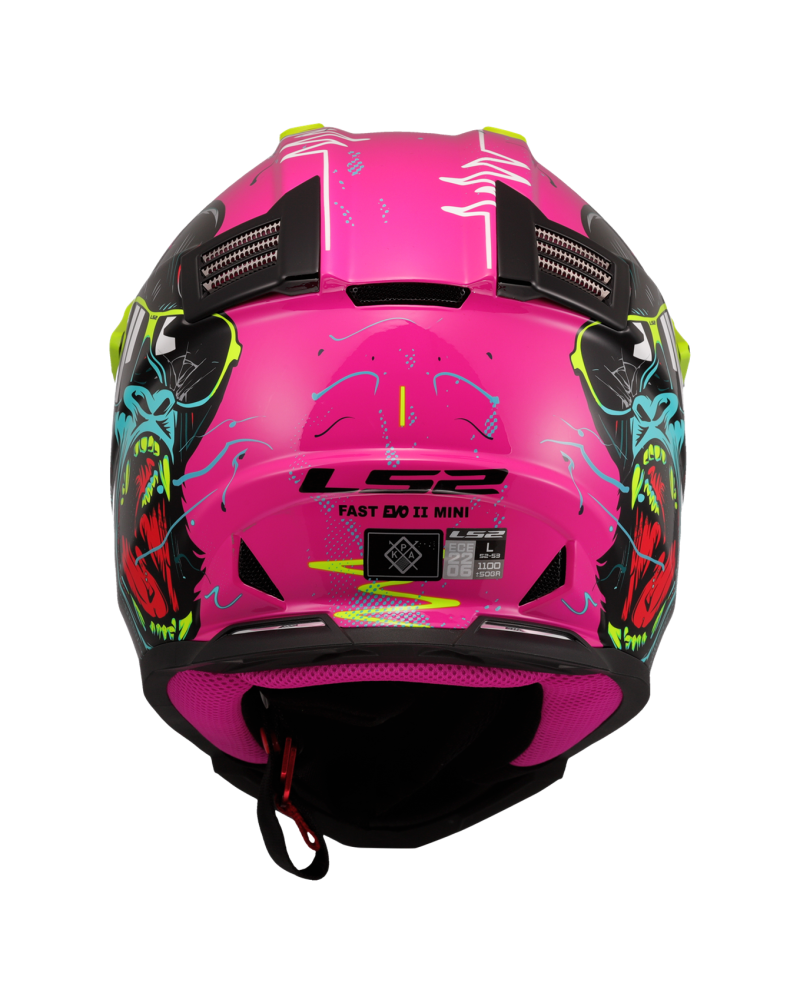 Load image into Gallery viewer, Detalhe do design Gorilla – capacete motocross infantil LS2 MX437 Fast Evo II Mini
