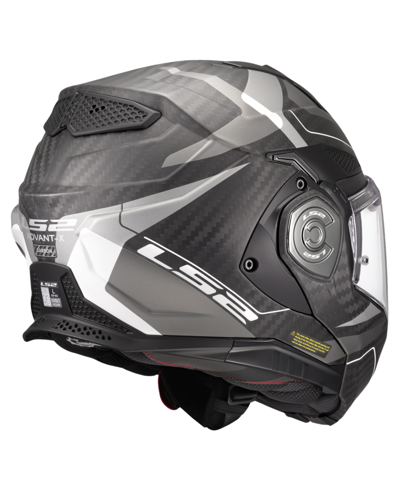 Load image into Gallery viewer, Capacete modular LS2 FF901 Advant-X C Horizon Cinza-Prateado Mate – vista em perspetiva
