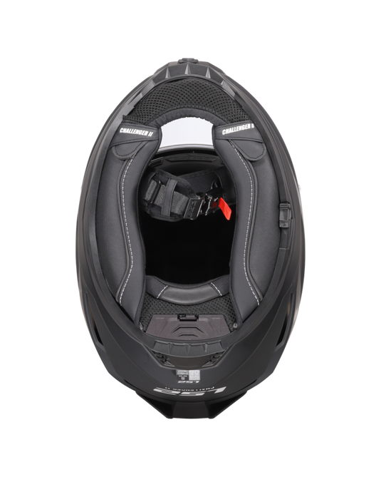 Capacete LS2 FF817 Challenger II Solid – sistema de ventilação frontal e traseira em detalhe
