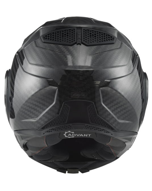 Capacete integral LS2 FF901 Advant-X C Solid Carbono – vista lateral direita