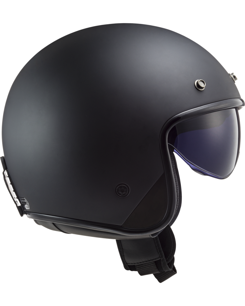 Load image into Gallery viewer, Design bobber de perfil baixo – capacete jet LS2 OF601 Bob II Solid Preto Mate
