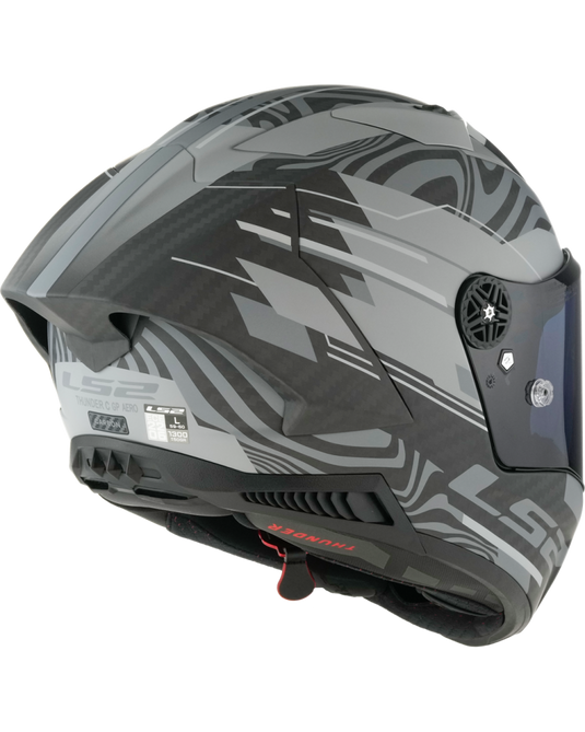 Viseira Pinlock ready com lente incluída – capacete integral LS2 FF805 Thunder C GP Polar