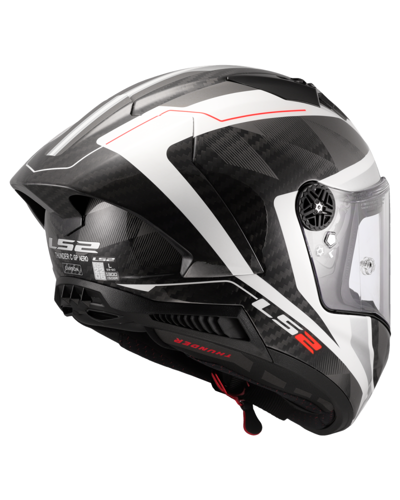 Load image into Gallery viewer, Viseira Pinlock ready – capacete integral LS2 FF805 Thunder C GP Raute Cinza Branco
