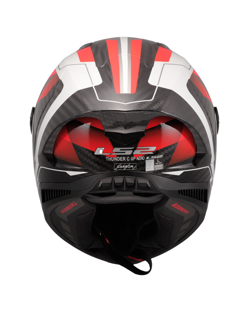 Load image into Gallery viewer, Viseira Pinlock ready – capacete integral LS2 FF805 Thunder C GP Raute Branco Vermelho
