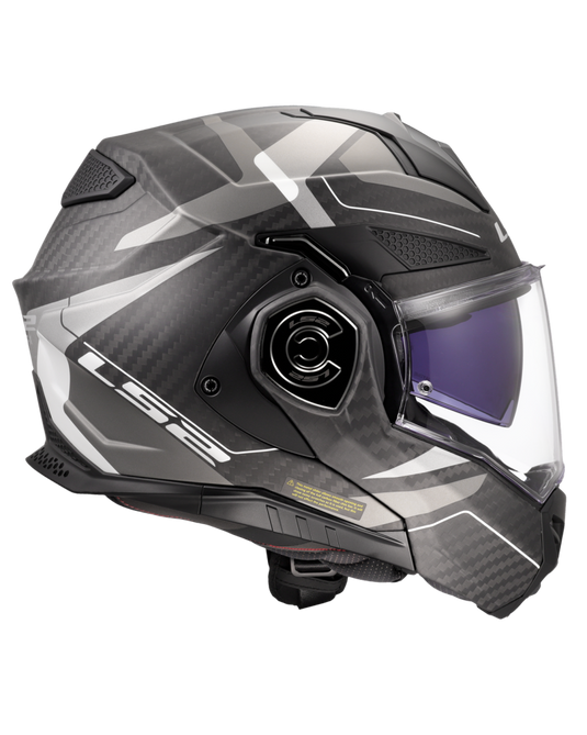 Design gráfico Horizon bicolor Cinza-Prateado Mate – capacete LS2 FF901 Advant-X C