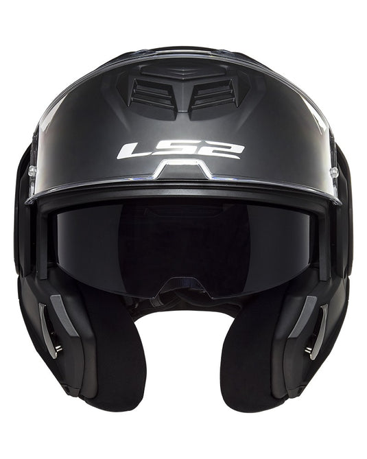 Capacete modular LS2 FF906 Advant Solid – vista traseira