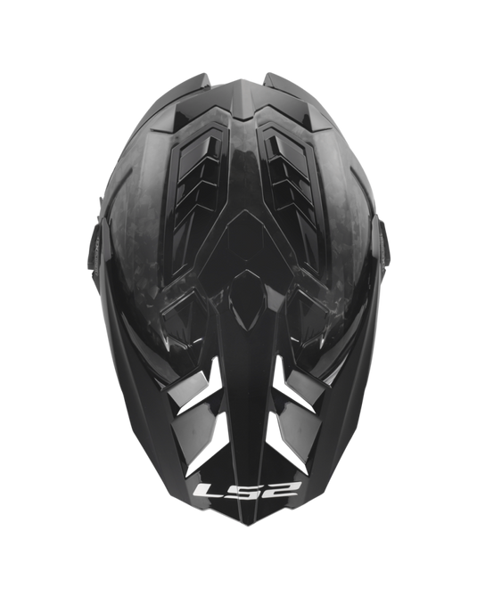 Pala removível e ajustável – capacete enduro LS2 MX701 Explorer C Forged Carbono