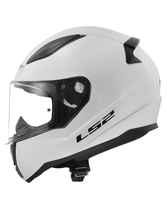Capacete integral LS2 FF353 Rapid II Solid Branco – interior removível e lavável