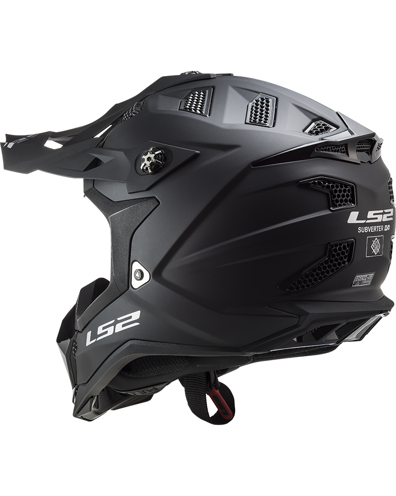 Load image into Gallery viewer, Sistema de ventilação generoso – capacete motocross LS2 MX700 Subverter Evo II Solid Preto

