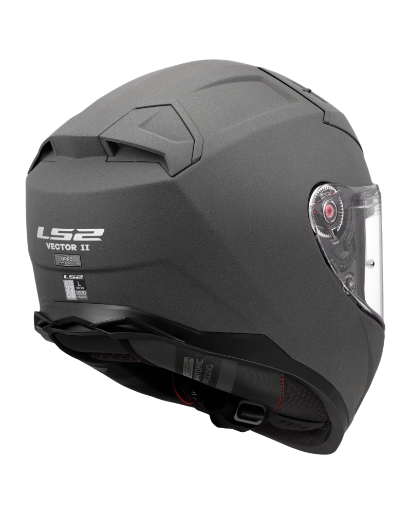 Load image into Gallery viewer, Capacete integral LS2 FF811 Vector II Solid Concrete – vista lateral esquerda
