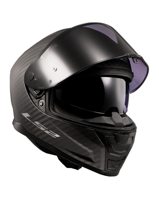 Capacete LS2 FF811 Vector II C Solid – design clean carbono mate, homologação ECE 22.06