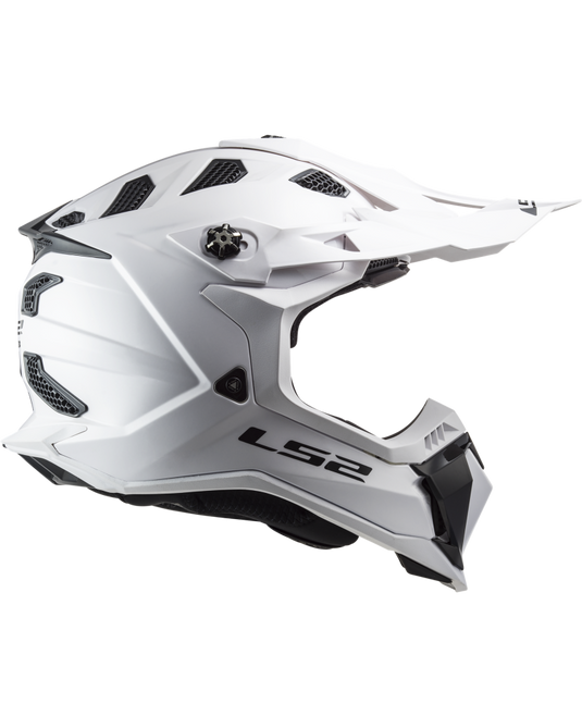 Interior removível e lavável – capacete motocross LS2 MX700 Subverter Evo II Solid Branco