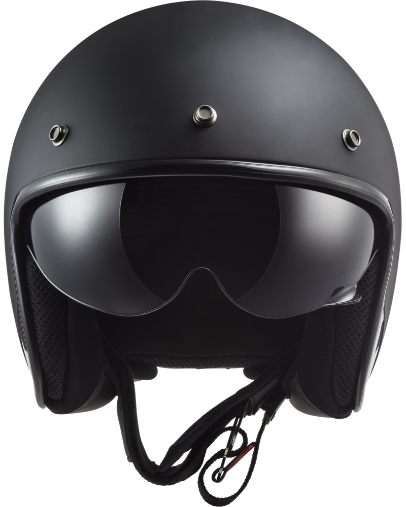 Load image into Gallery viewer, Design bobber de perfil baixo – capacete jet LS2 OF601 Bob II Solid Preto Mate

