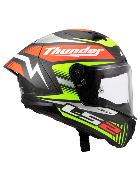 Sistema de ventilação de alta performance – capacete LS2 FF805 Thunder C GP Black
