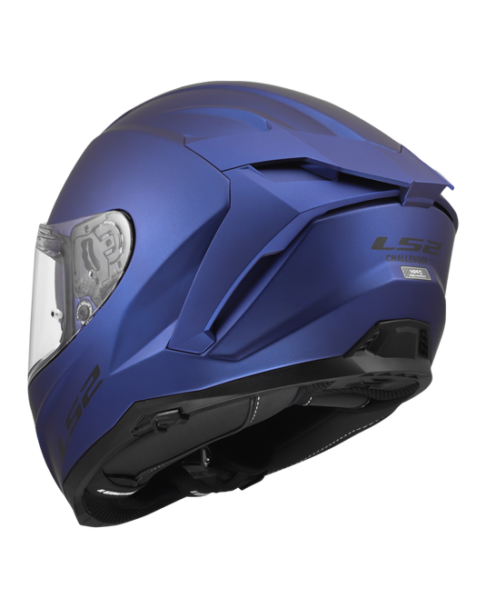 Capacete LS2 FF817 Challenger II Solid Azul Marinho – detalhe do sistema de ventilação frontal