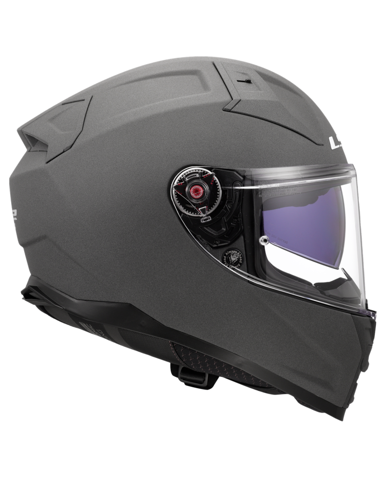 Load image into Gallery viewer, Capacete integral LS2 FF811 Vector II Solid Concrete – vista lateral direita
