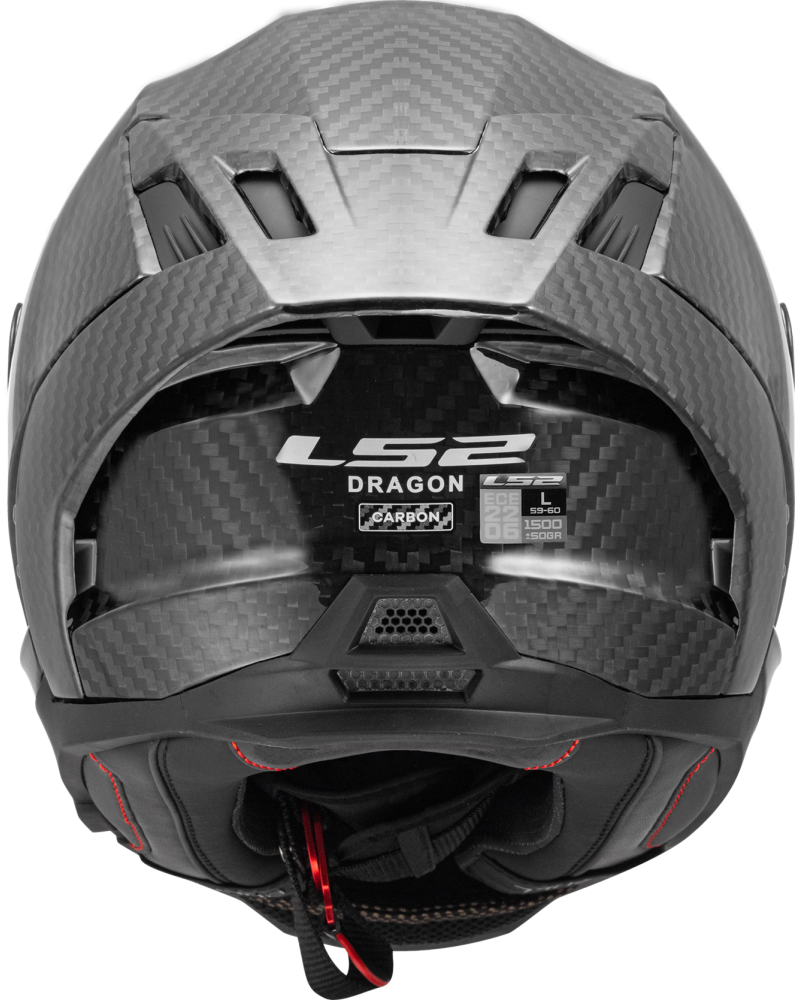 Carregue imagem no visualizador da galeriaCapacete LS2 FF807 Dragon Carbon – fecho de viseira com sistema de libertação rápida
