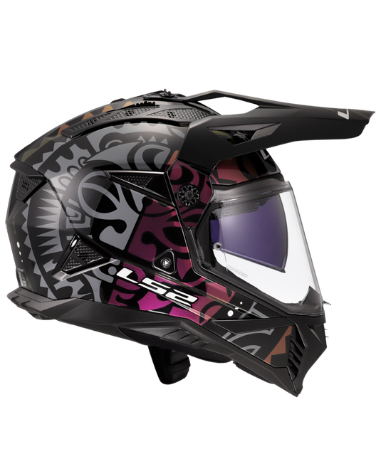 Interior removível e lavável – capacete motocross LS2 MX702 Pioneer II Rangi