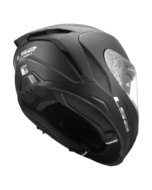 Capacete LS2 FF817 Challenger II Solid – fecho de viseira com sistema de libertação rápida