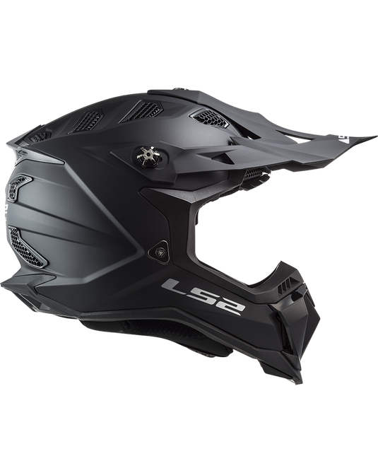 Interior removível e lavável – capacete motocross LS2 MX700 Subverter Evo II Solid Preto