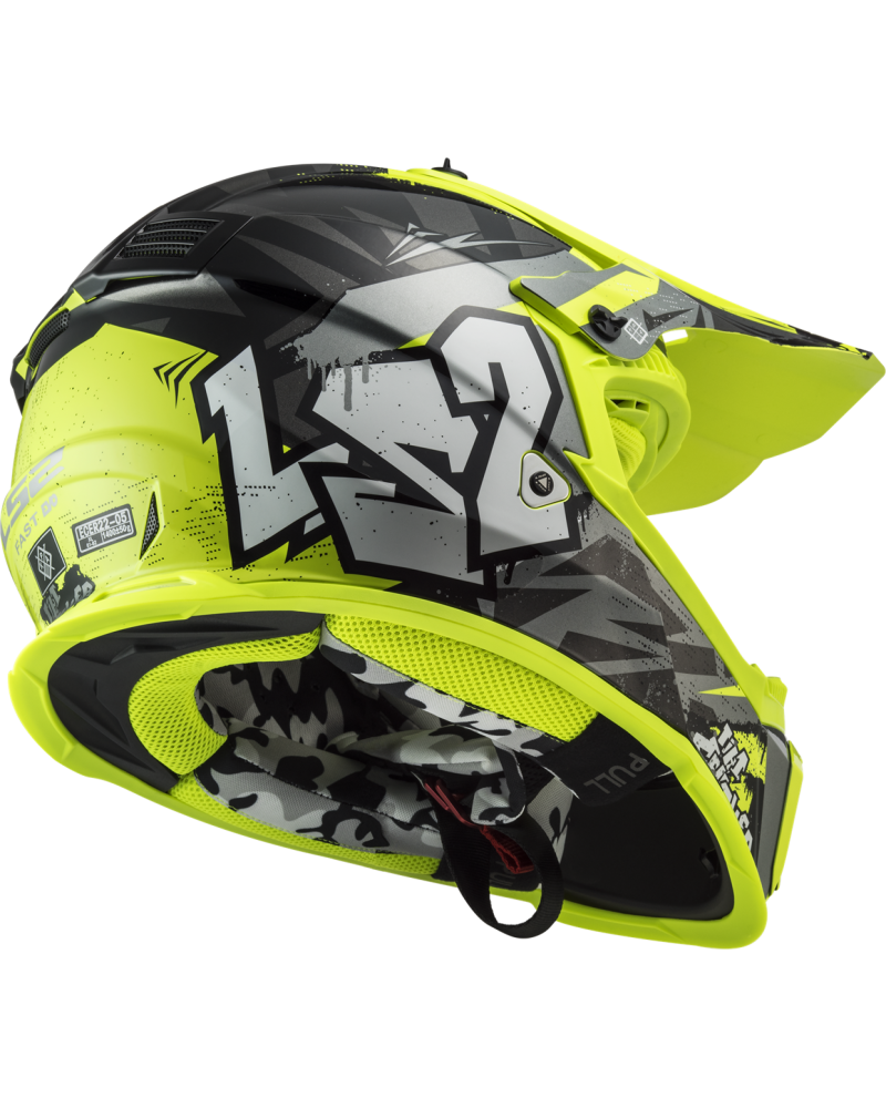 Load image into Gallery viewer, Sistema de ventilação off-road – capacete motocross infantil LS2 MX437 Fast Evo II Mini
