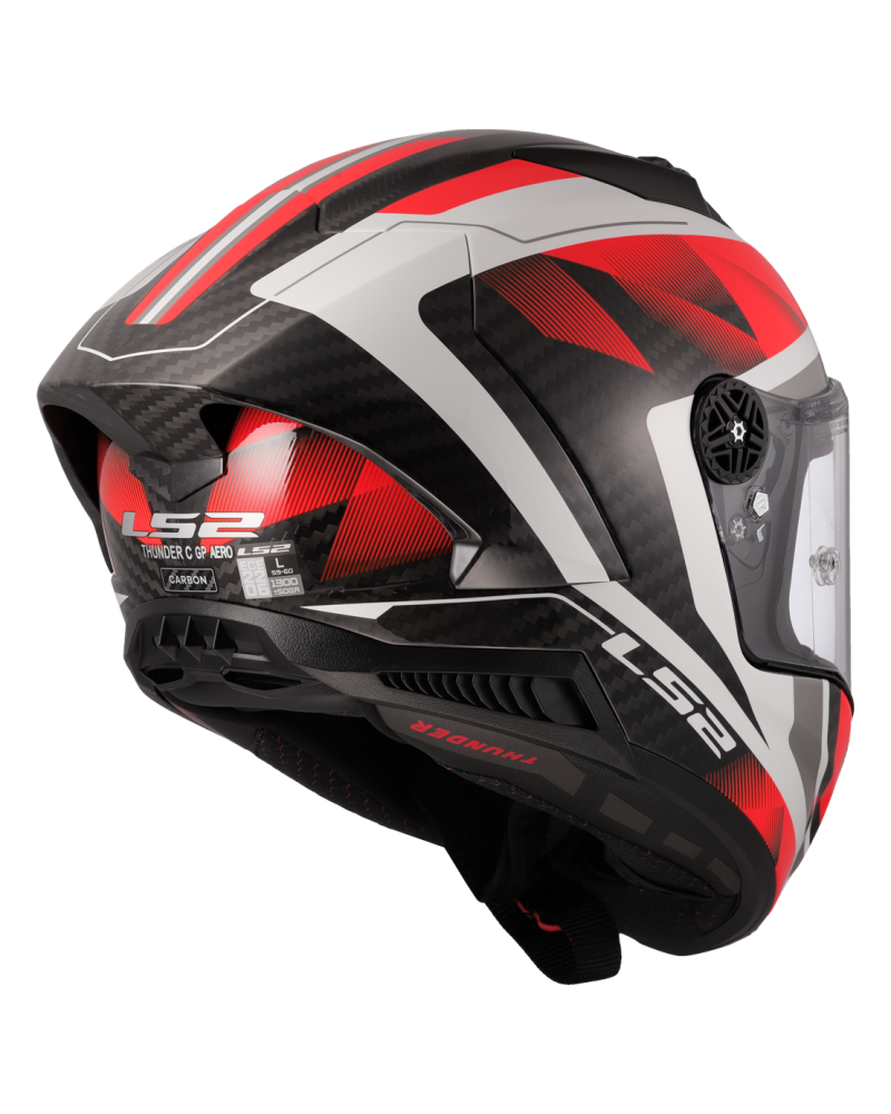 Load image into Gallery viewer, Sistema de ventilação – capacete integral LS2 FF805 Thunder C GP Raute Branco Vermelho

