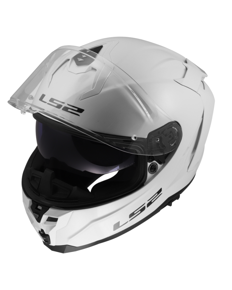 Carregue imagem no visualizador da galeriaCapacete LS2 FF817 Challenger II Solid Branco – detalhe do sistema de ventilação frontal
