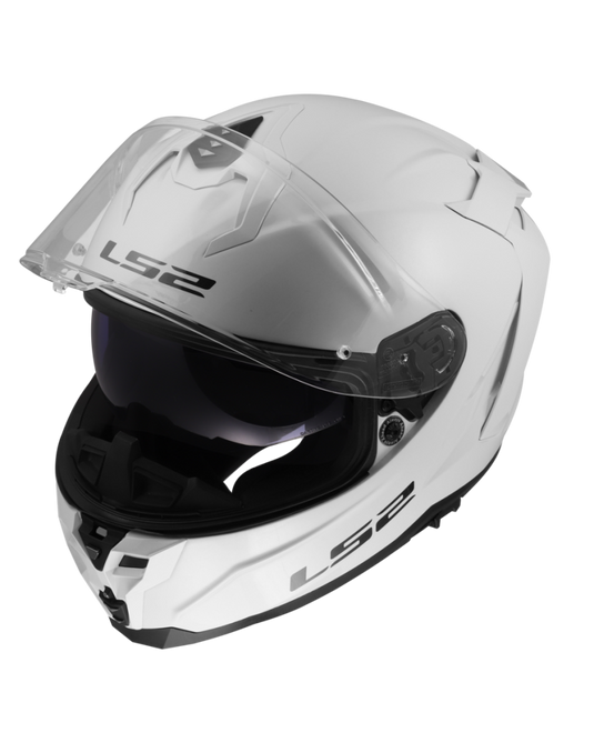 Capacete LS2 FF817 Challenger II Solid Branco – detalhe do sistema de ventilação frontal