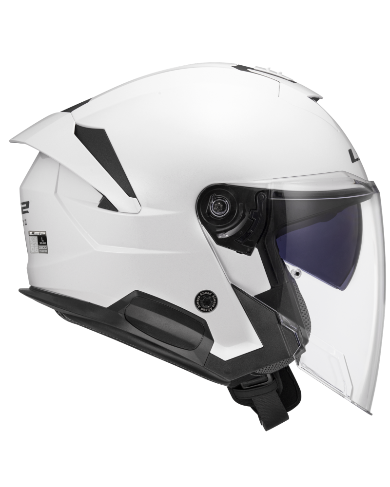 Load image into Gallery viewer, Capacete jet LS2 OF618 Verso II Solid Titânio Mate – vista frontal – ECE 22.06
