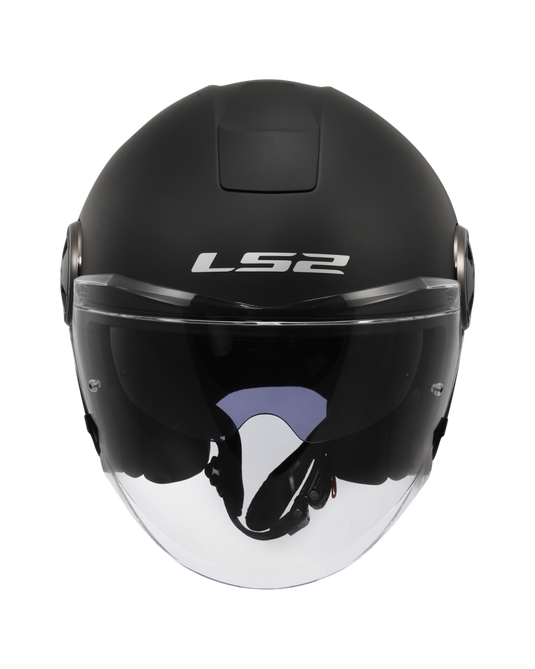 Capacete LS2 OF620 Classy Solid Preto Mate – interior removível e forro antibacteriano