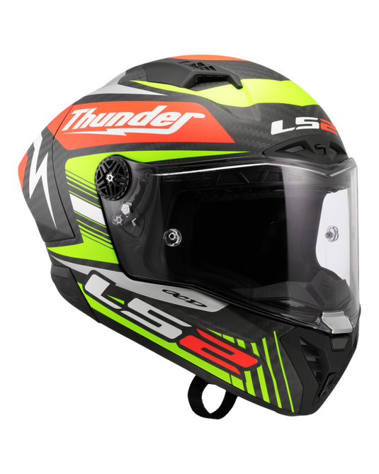 Interior removível e lavável – capacete integral LS2 FF805 Thunder C GP Black Replica