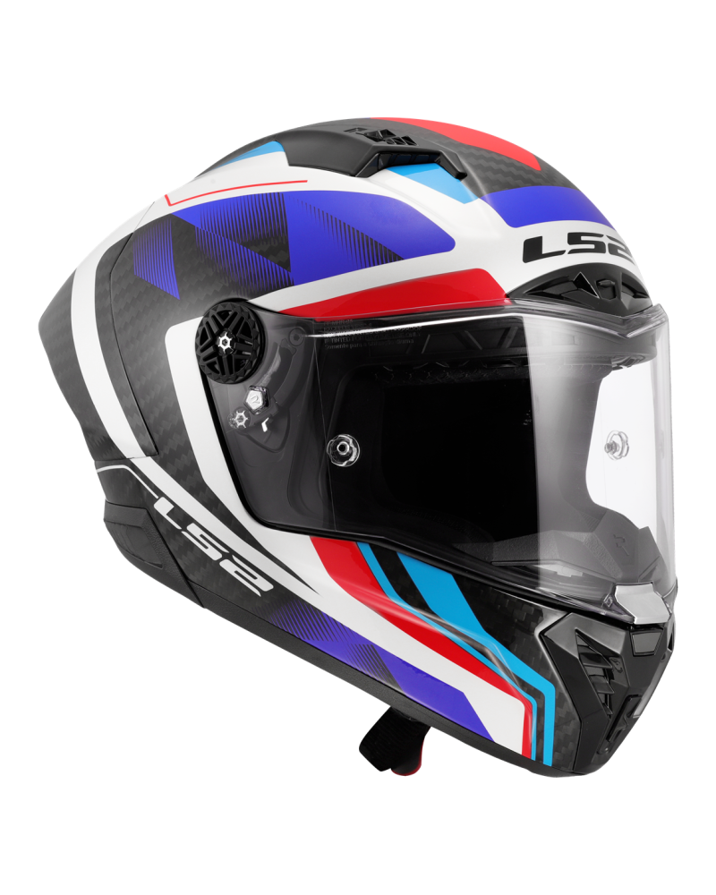 Load image into Gallery viewer, Sistema de ventilação – capacete integral LS2 FF805 Thunder C GP Raute Azul Vermelho
