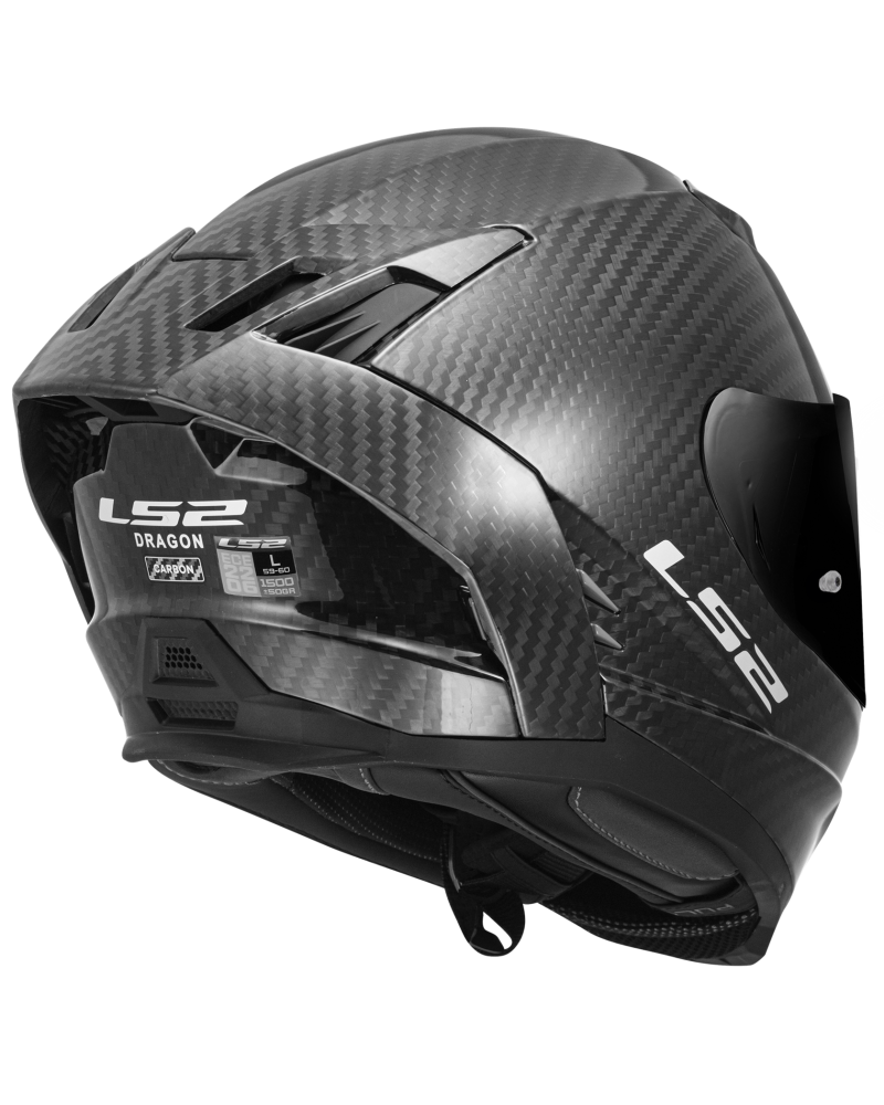 Carregue imagem no visualizador da galeriaCapacete LS2 FF807 Dragon Carbon – interior removível e lavável com forro antibacteriano

