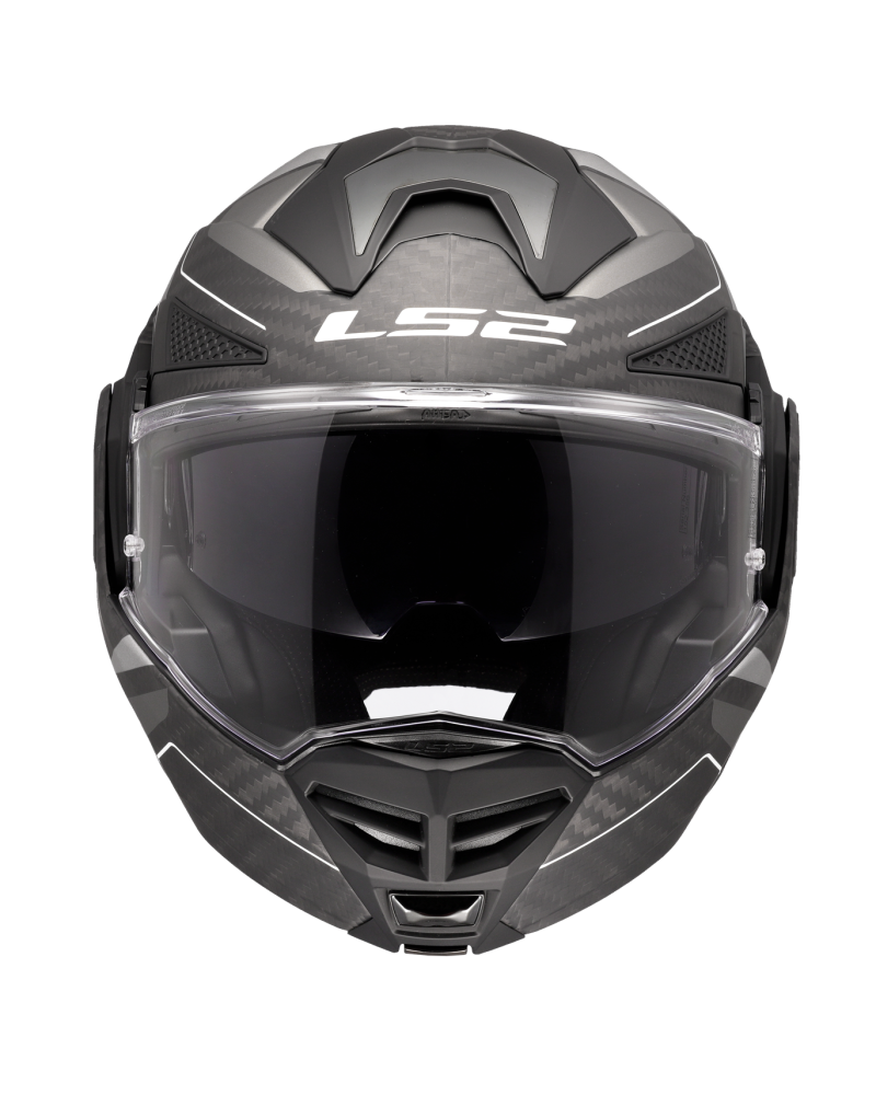 Load image into Gallery viewer, Viseira solar interna retrátil – capacete LS2 FF901 Advant-X C Horizon Cinza-Prateado
