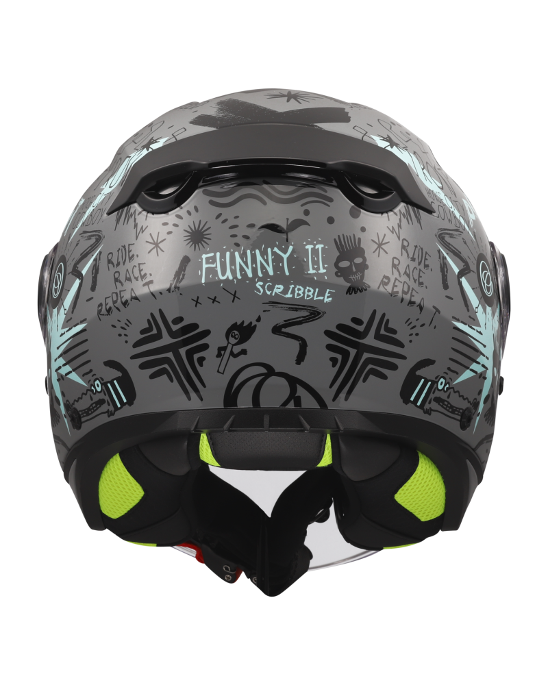 Load image into Gallery viewer, Sistema de ventilação – capacete jet infantil LS2 OF622 Funny II Scribble
